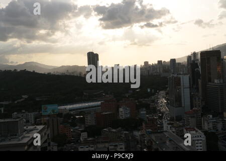 Sabana Grande, in Caracas von El Recreo Shopping Mall (Centro Comercial El Recreo). Fotos von Marcos Kirschstein und Vicente Quintero Stockfoto