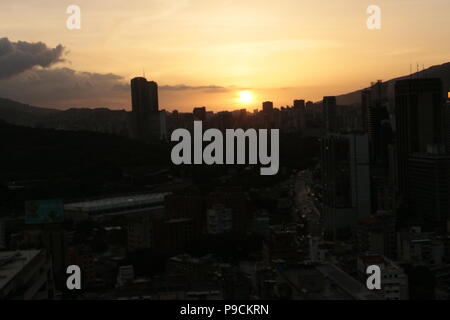 Sabana Grande, in Caracas von El Recreo Shopping Mall (Centro Comercial El Recreo). Fotos von Marcos Kirschstein und Vicente Quintero Stockfoto