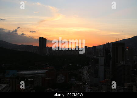 Sabana Grande, in Caracas von El Recreo Shopping Mall (Centro Comercial El Recreo). Fotos von Marcos Kirschstein und Vicente Quintero Stockfoto