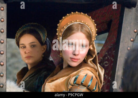 Das andere Boleyn Mädchen 2008 Sony Pictures Film mit Natalie Portman und Scarlett Johansson links Stockfoto