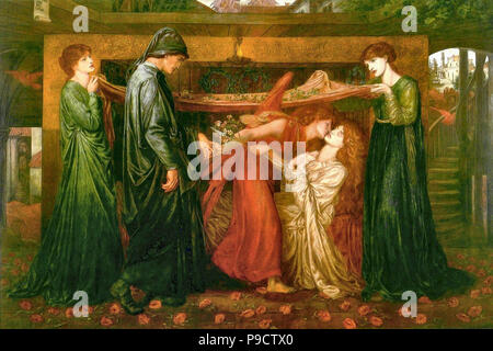 Rossetti, Dante Gabriel - Dante's Dream, die zum Zeitpunkt des Todes von Beatrice 3 1 Stockfoto