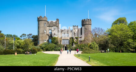 Malahide Castle, in der Nähe von Dublin, Irland, Europa Stockfoto