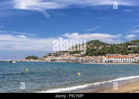 Port de Selva am Kap Creus Costa Brava Stockfoto