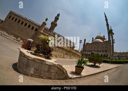 Große Moschee von Muhammad Ali Pascha in Kairo, Ägypten Stockfoto