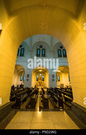 Innenraum der Iglesia San Francisco De Asis, der Heilige Franz von Assisi Kirche in Panama City Panama bereit zum Weltjugendtag (WJT) 2019 Stockfoto