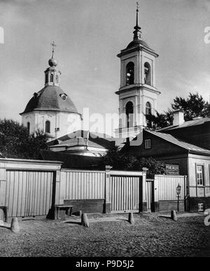 Die Kirche des Heiligen Johannes des Forerunner an Krechetniki in Moskau. Museum: Staatliche Russische Film und Foto Archiv, Krasnogorsk. Stockfoto