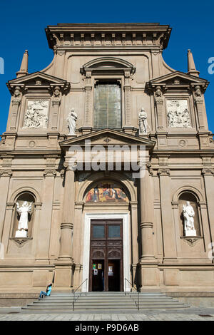 Italien, Lombardei, Bergamo, Città Bassa, San Bartolomeo Kirche Stockfoto