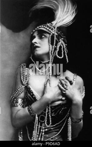 Vera Fokina im Ballett Scheherazade von N. Rimsky-Korsakov. Museum: private Sammlung. Stockfoto