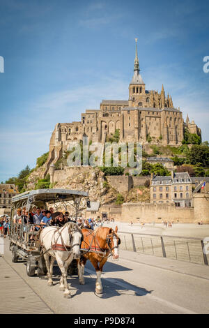 Mont Saint Michel - Normandie - Frankreich Stockfoto