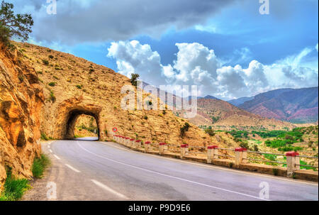 Straße N 31 in Batna Provinz von Algerien Stockfoto