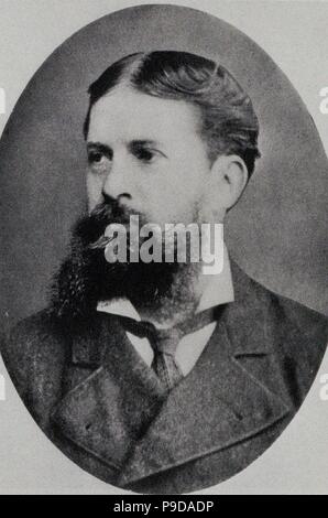 Charles Sanders Peirce (1839-1914). Museum: Russische Akademie der Wissenschaften. Stockfoto