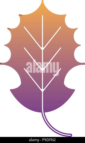 Trockene Blätter Symbol auf weißem Hintergrund, Vector Illustration Stock Vektor