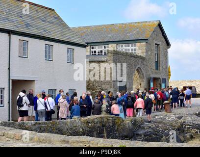 St Michael's Mount, Karrek Loos yn Koos, Marazion, Cornwall, England, Großbritannien Stockfoto