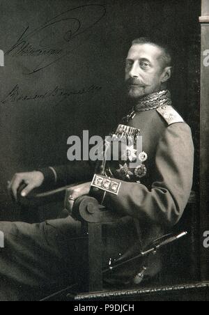 Portrait von Großherzog Konstantin Konstantinowitsch von Russland (1858-1915). Museum: Staatliches Historisches Museum, Moskau. Stockfoto