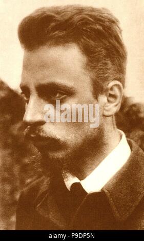 Porträt des Dichters Rainer Maria Rilke (1875-1926). Museum: private Sammlung. Stockfoto