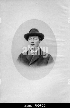 Porträt des Dichters Aleksandr Blok (1880-1921). Museum: Russian State Library, Moskau. Stockfoto