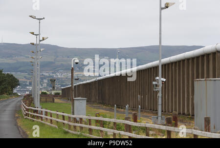 Magilligan mittlere Sicherheit Gefängnis in der Nähe von Limavady in Londonderry. Stockfoto