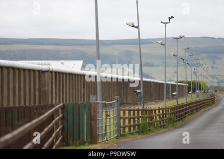 Magilligan mittlere Sicherheit Gefängnis in der Nähe von Limavady in Londonderry. Stockfoto