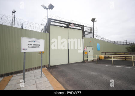 Magilligan mittlere Sicherheit Gefängnis in der Nähe von Limavady in Londonderry. Stockfoto