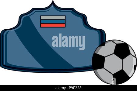 Fußball Match Anzeiger Symbol auf weißem Hintergrund, Vector Illustration Stock Vektor