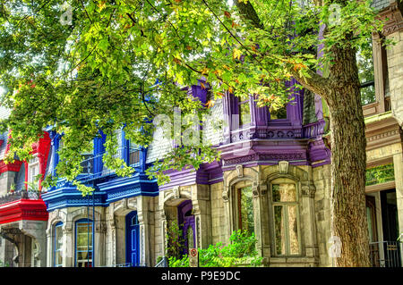 Plateau Mont-Royal, Montreal, Quebec Stockfoto