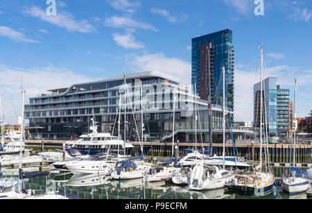 Southampton Hafen Hotel in Ocean Village Southampton. Southampton nur 5 Sterne Hotel Stockfoto