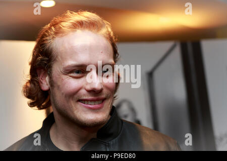 Edinburgh, Schottland, Großbritannien. 22. Januar, 2017. T 2 Trainspotting Premiere in Edinburgh Cineworld. Schottland Bild: Sam Heughan. Pako Mera/Alamy live Neue Stockfoto