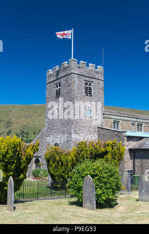 St Andrews Anglian Kirche in der Cumbria Dorf Dent. Stockfoto