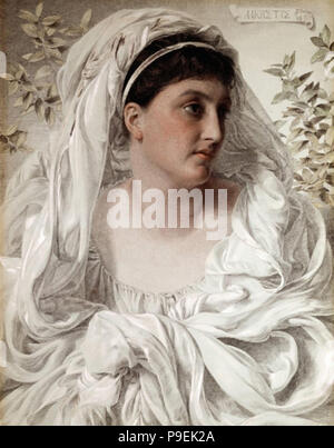 Sandys Anthony Frederick - Alceste (Porträt von Lady Donaldson) Stockfoto