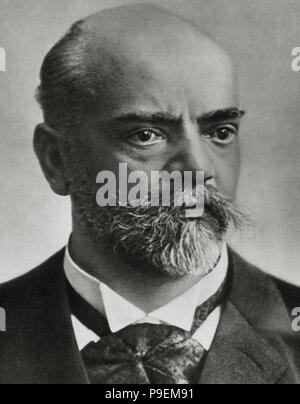Leopold Antonin Dvorak (1841-1904). Tschechischen Komponisten. Porträt. Fotografie. Stockfoto