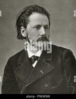 Jules Massenet (1842-1912). Der französische Komponist der romantischen Epoche. Porträt. Fotografie. Stockfoto