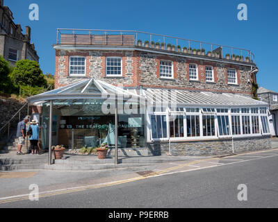 Rick Stein's Das Fischrestaurant Gebäude in Padstow Cornwall GROSSBRITANNIEN Stockfoto