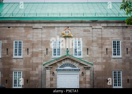 Active Military Base citadelle Quebec City Kanada Stockfoto