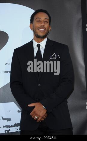 Los Angeles, CA, USA. 17. Juli 2018. Ludacris bei der Ankunft FÜR DEN EQUALIZER 2 Premiere, TCL Chinese Theatre (ehemals Grauman's), Los Angeles, CA 17. Juli 2018. Credit: Elizabeth Goodenough/Everett Collection/Alamy leben Nachrichten Stockfoto