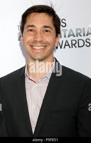 Los Angeles, Ca, USA. 17. Juli 2018. Justin lang am 4. jährlichen Sport humanitären Auszeichnungen bei den Novo von Microsoft am 17. Juli 2018 in Los Angeles, Kalifornien. Quelle: David Edwards/Daily Celeb/Medien Punch/Alamy leben Nachrichten Stockfoto