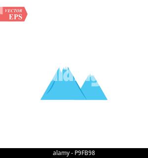 Berg Symbol Logo Business Template Vector Illustration.eps 10. Stock Vektor
