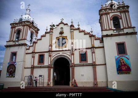 Die Kathedrale St. Jakobus der Apostel auch Santiago de Veraguas Kathedrale in Panama als bereit für den Weltjugendtag (WJT) 2019 Stockfoto