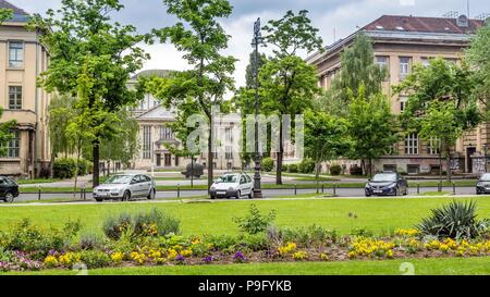 Zagreb, Kroatien - Mai, 07, 2017: Kroatische Zentrale Archive mit Stockfoto