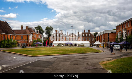 Marlborough College öffentliche Schule in Marlborough, Wiltshire, Großbritannien am 17. Juli 2018 getroffen Stockfoto