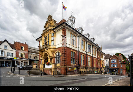 Marlborough Stadtrat Büros in Marlborough, Wiltshire, Großbritannien am 17. Juli 2018 getroffen Stockfoto