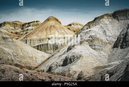 Takyr in Almaty weiße Berge im Nationalpark Altyn-Emel, Kasachstan Stockfoto