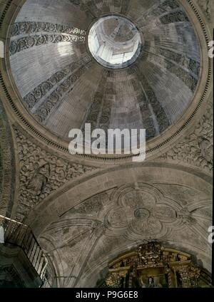 CAPILLA DE STA BARBARA - cupula. Lage: CATEDRAL DE SAN SALVADOR - INTERIEUR, Oviedo, Asturien, Spanien. Stockfoto