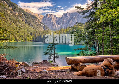 Fusine See, Tarvisio - Italien Stockfoto