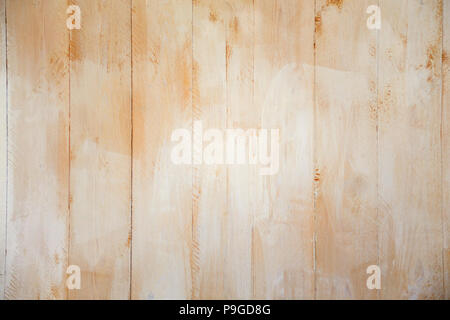 Hellbraune Holzstruktur, rustikale Holzplanken als Hintergrund, Design Stockfoto