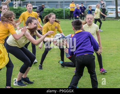 Die Teilnahme an Sport Stockfoto