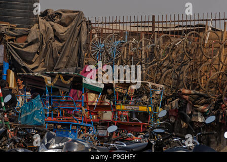 Zyklus wand Indien Stockfoto