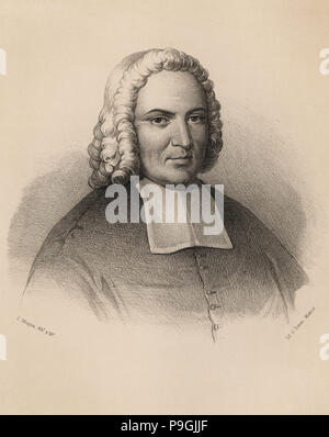 Kardinal Giulio Alberoni (1664-1752), italienischer Kardinal, Premierminister von Philip V, Gravur 1870. Stockfoto