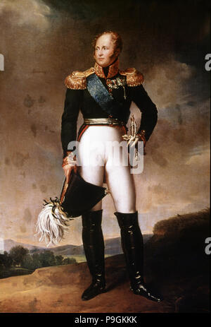 Alexander I, Zar von Russland (1777-1825). Stockfoto