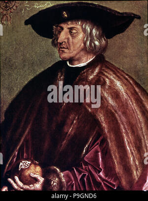 Maximilian I. (1459-1519), Kaiser des Heiligen Römischen Reiches. Stockfoto