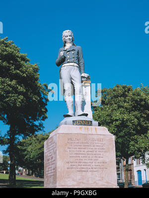 Edward Jenner (1749-1823), englischer Wissenschaftler, der pockenimpfstoff entdeckt. Stockfoto